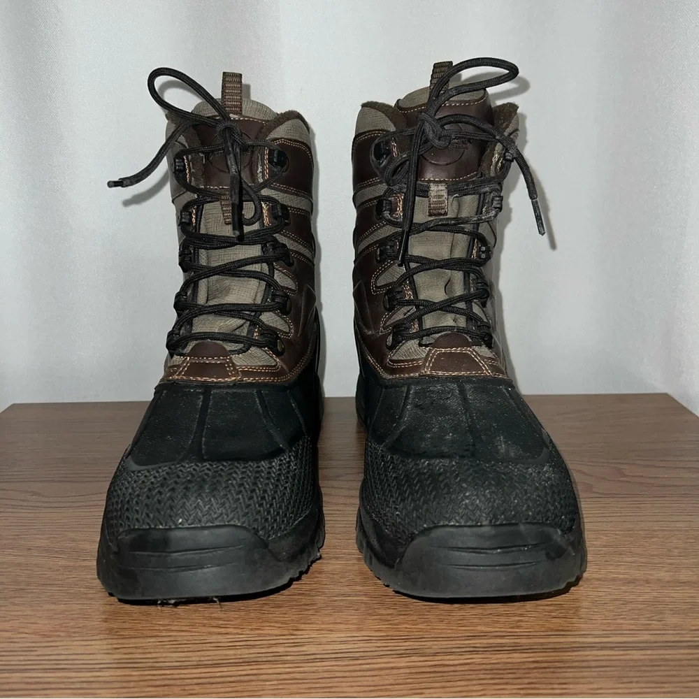 Weatherproof Men's Clint Black & Brown Winter/Waterproof Outdoor Boots Size 12